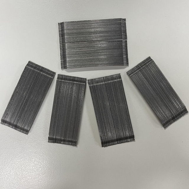 Fibre d'acier de rang&eacute;e de crochet d'extr&eacute;mit&eacute;